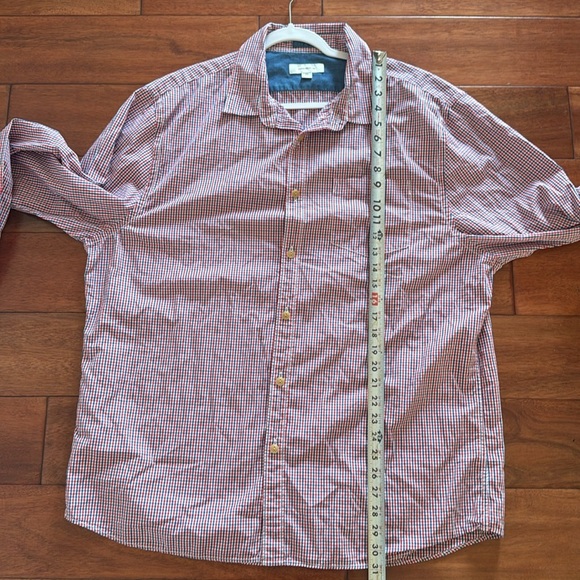 Country Road Red & Blue Checked XXL Button Down Shirt - Picture 7 of 7